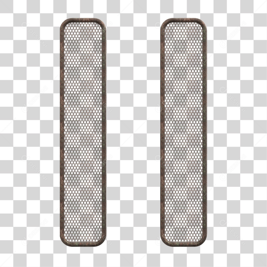 Kit Painel de Metal PNG Transparente