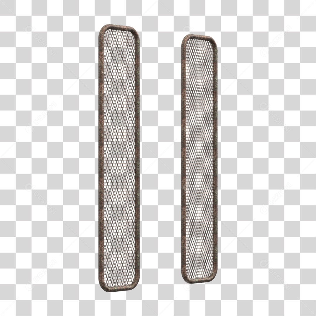 Kit Painel de Metal PNG Transparente