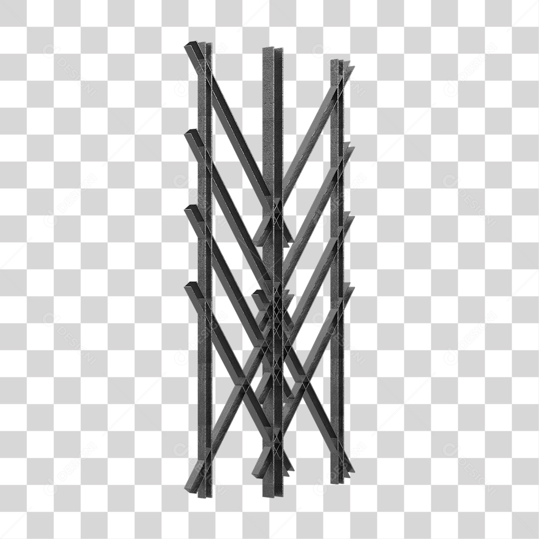 Kit Painel de Metal PNG Transparente