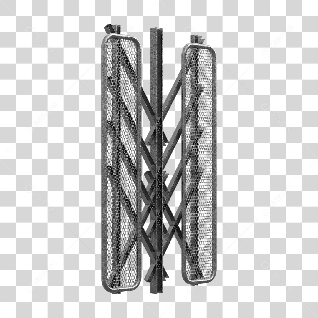 Kit Painel de Metal PNG Transparente