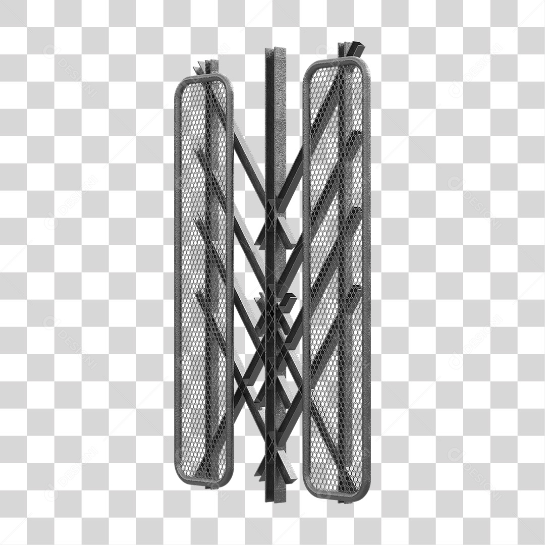 Kit Painel de Metal PNG Transparente