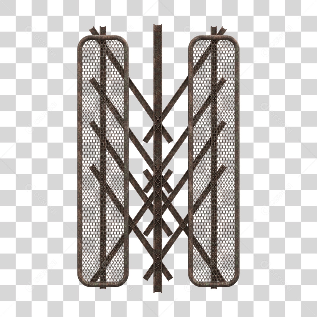 Kit Painel de Metal PNG Transparente