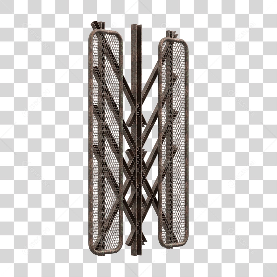 Kit Painel de Metal PNG Transparente