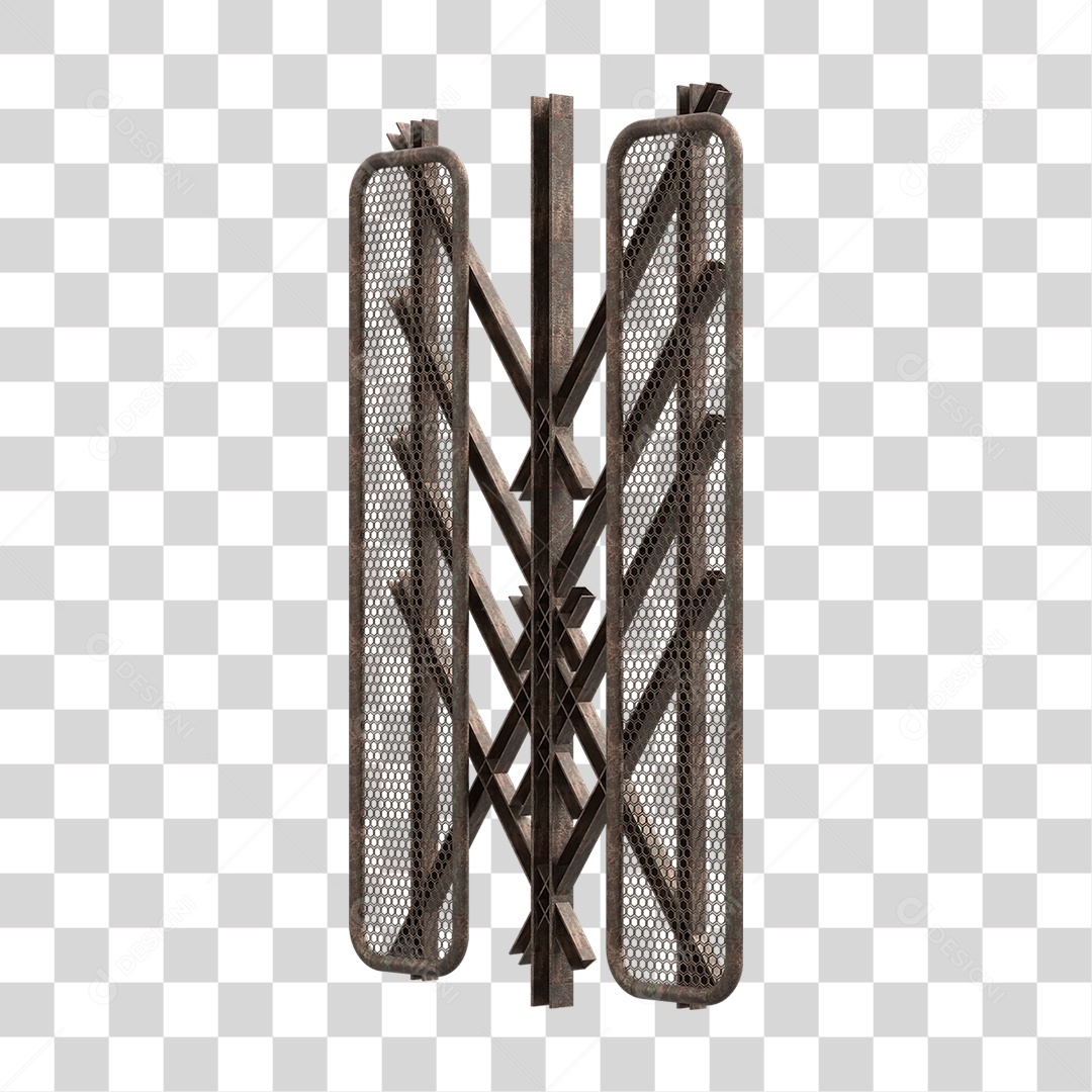 Kit Painel de Metal PNG Transparente