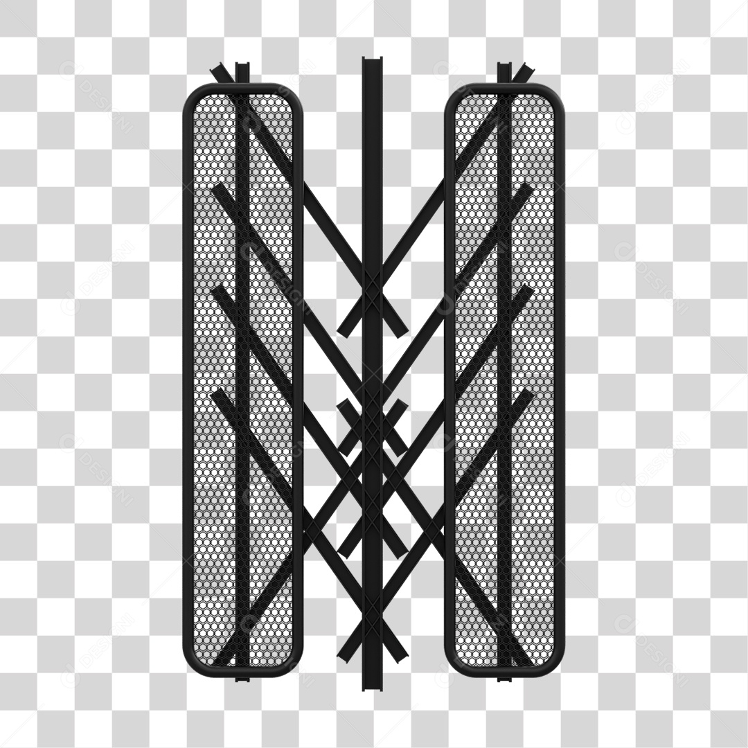 Kit Painel de Metal PNG Transparente