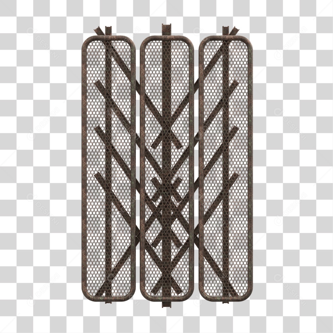 Kit Painel de Metal PNG Transparente