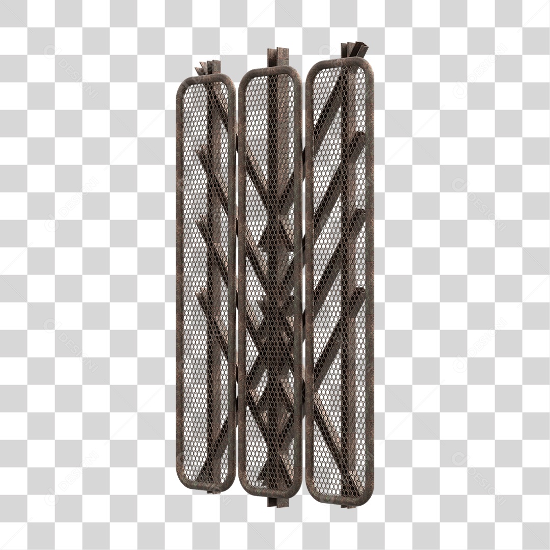 Kit Painel de Metal PNG Transparente