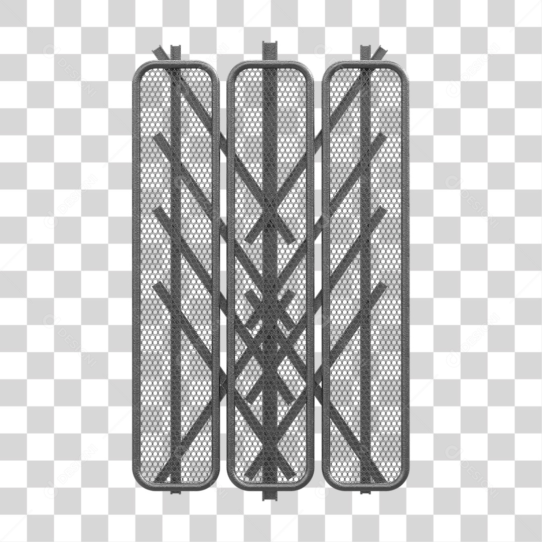 Kit Painel de Metal PNG Transparente