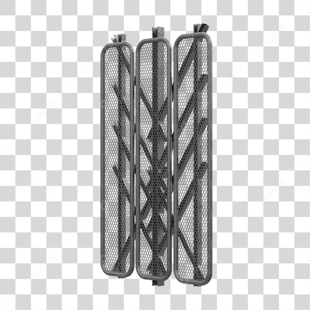 Kit Painel de Metal PNG Transparente