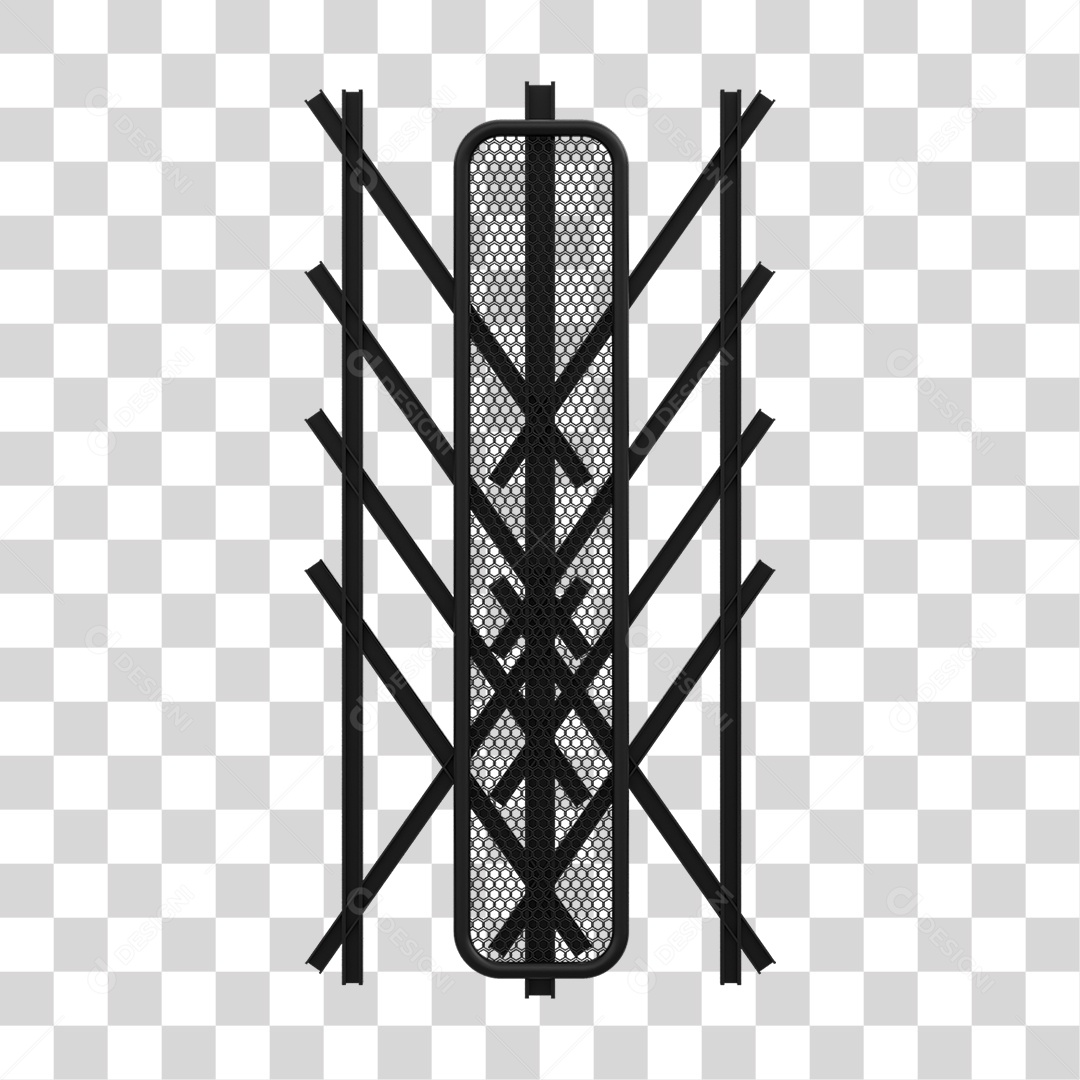 Kit Painel de Metal PNG Transparente