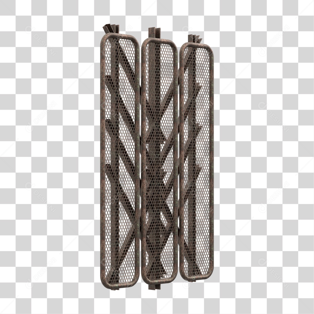 Kit Painel de Metal PNG Transparente