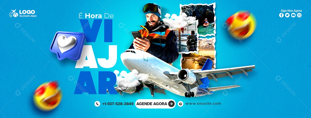 Promoção Especial de Viagem PSD Editável