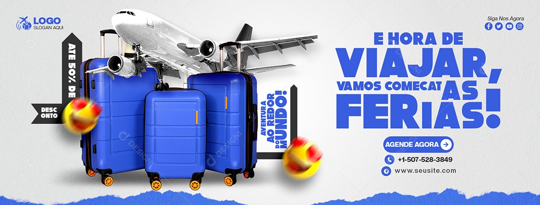 Promoção Especial de Viagem PSD Editável