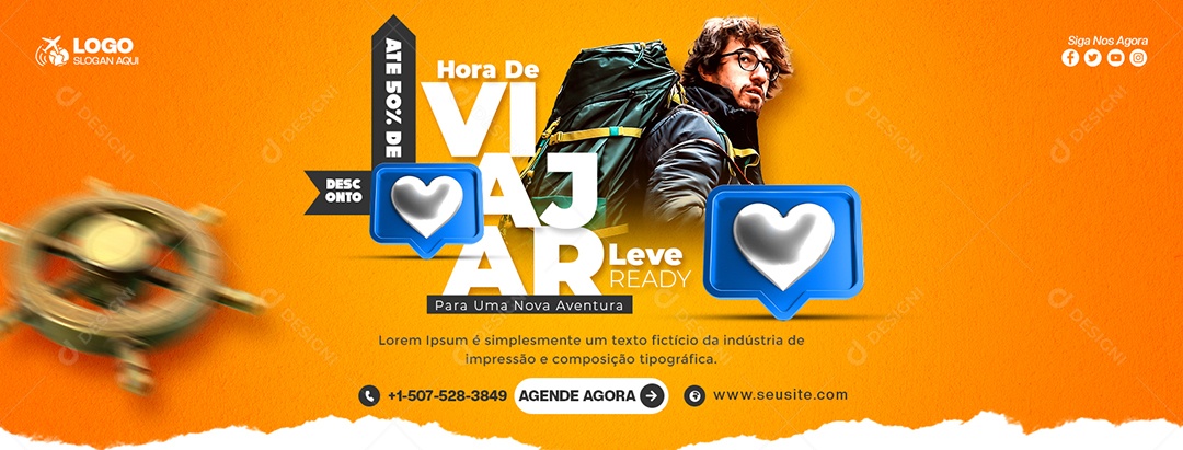 Promoção Especial de Viagem PSD Editável