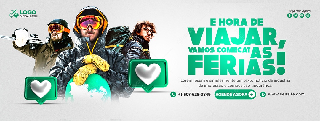 Promoção Especial de Viagem PSD Editável