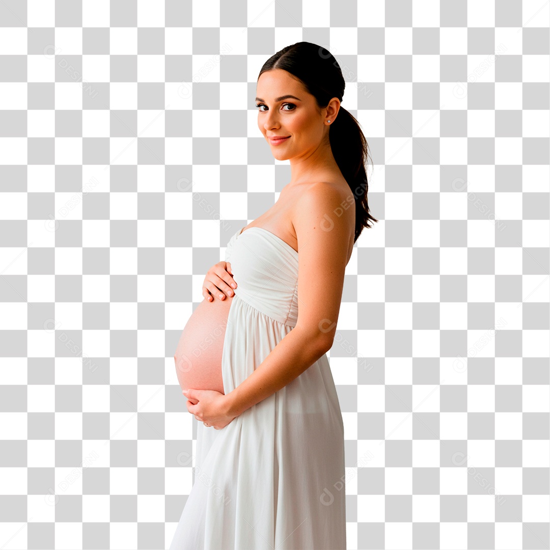 Mulher Grávida PNG Transparente