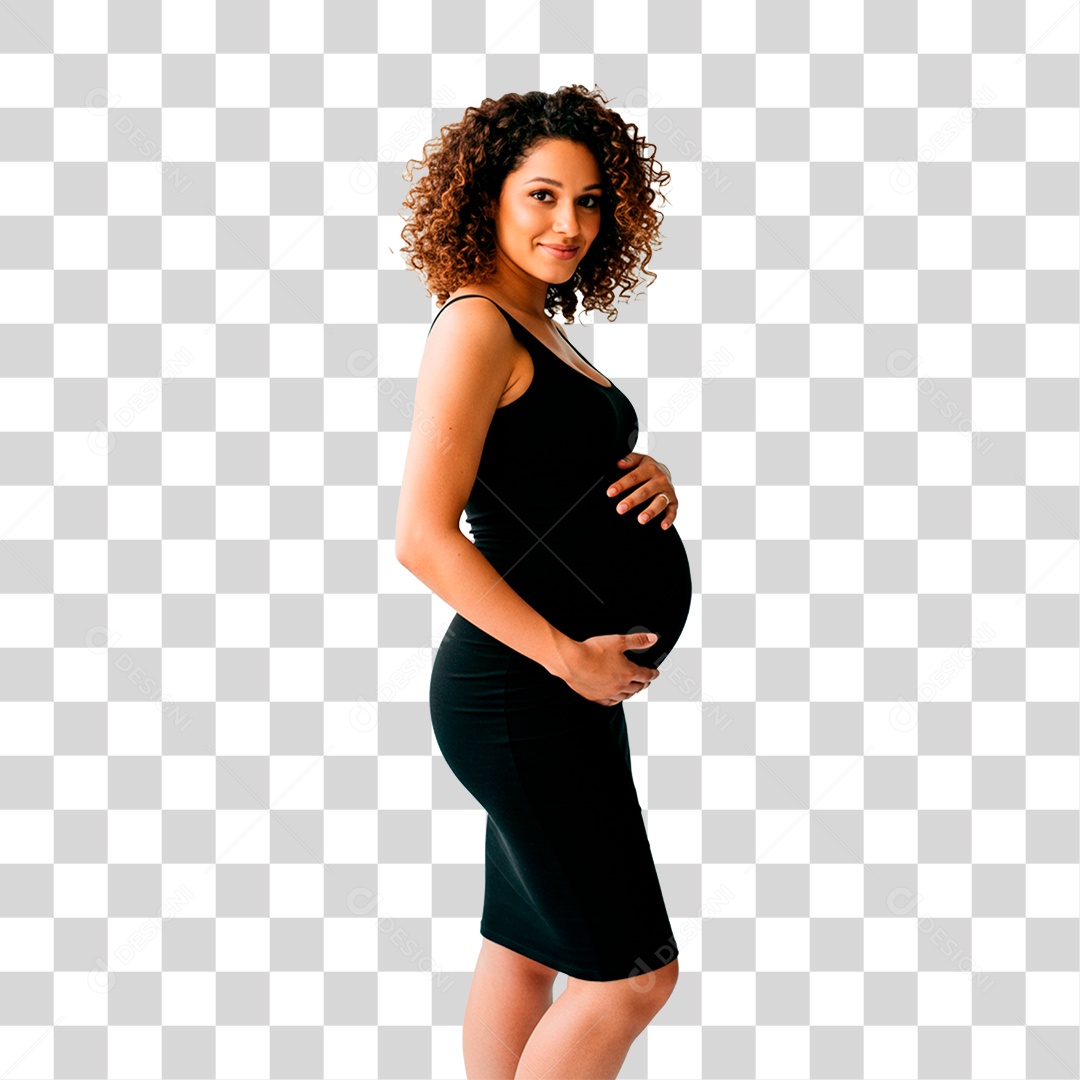 Mulher Grávida PNG Transparente