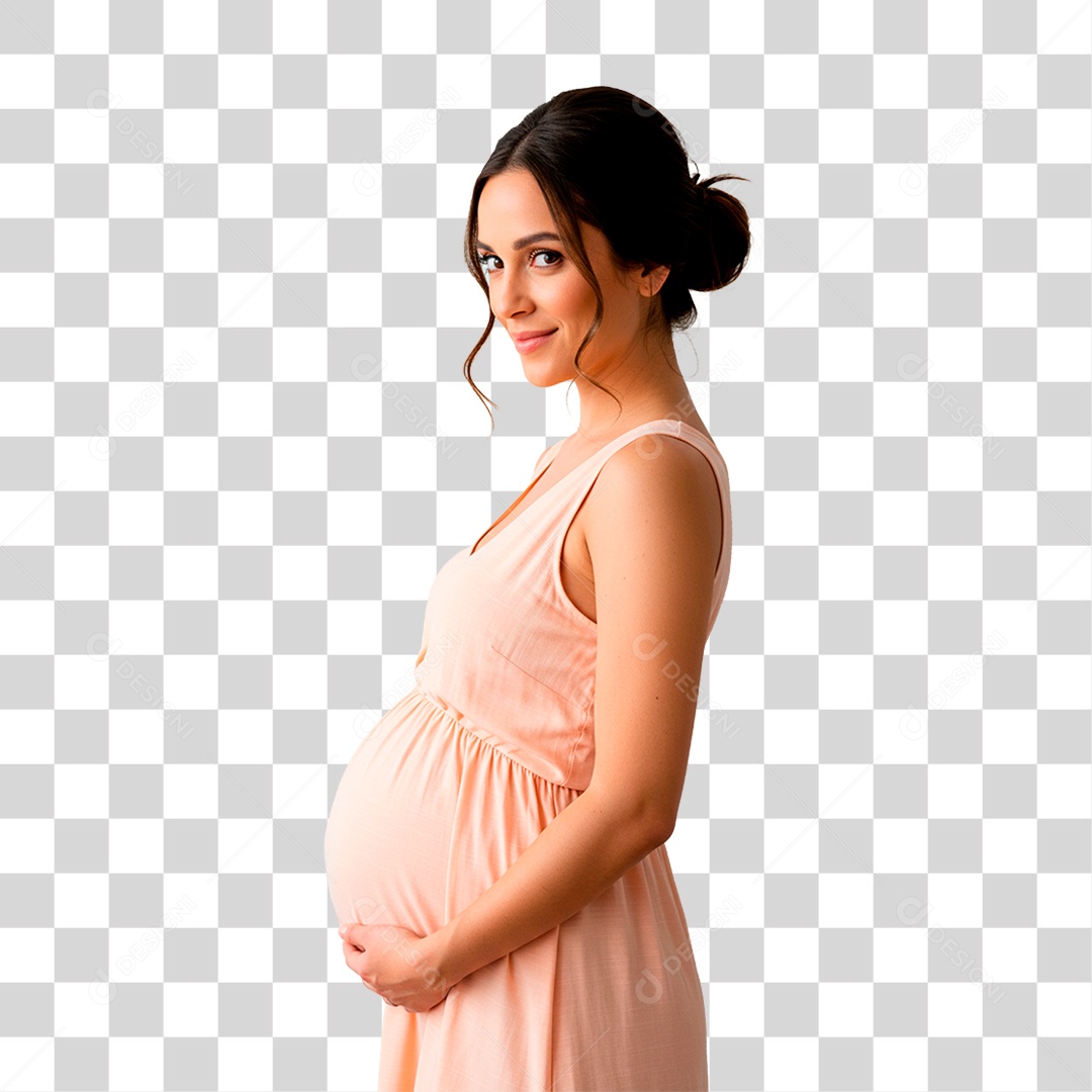 Mulher Grávida PNG Transparente