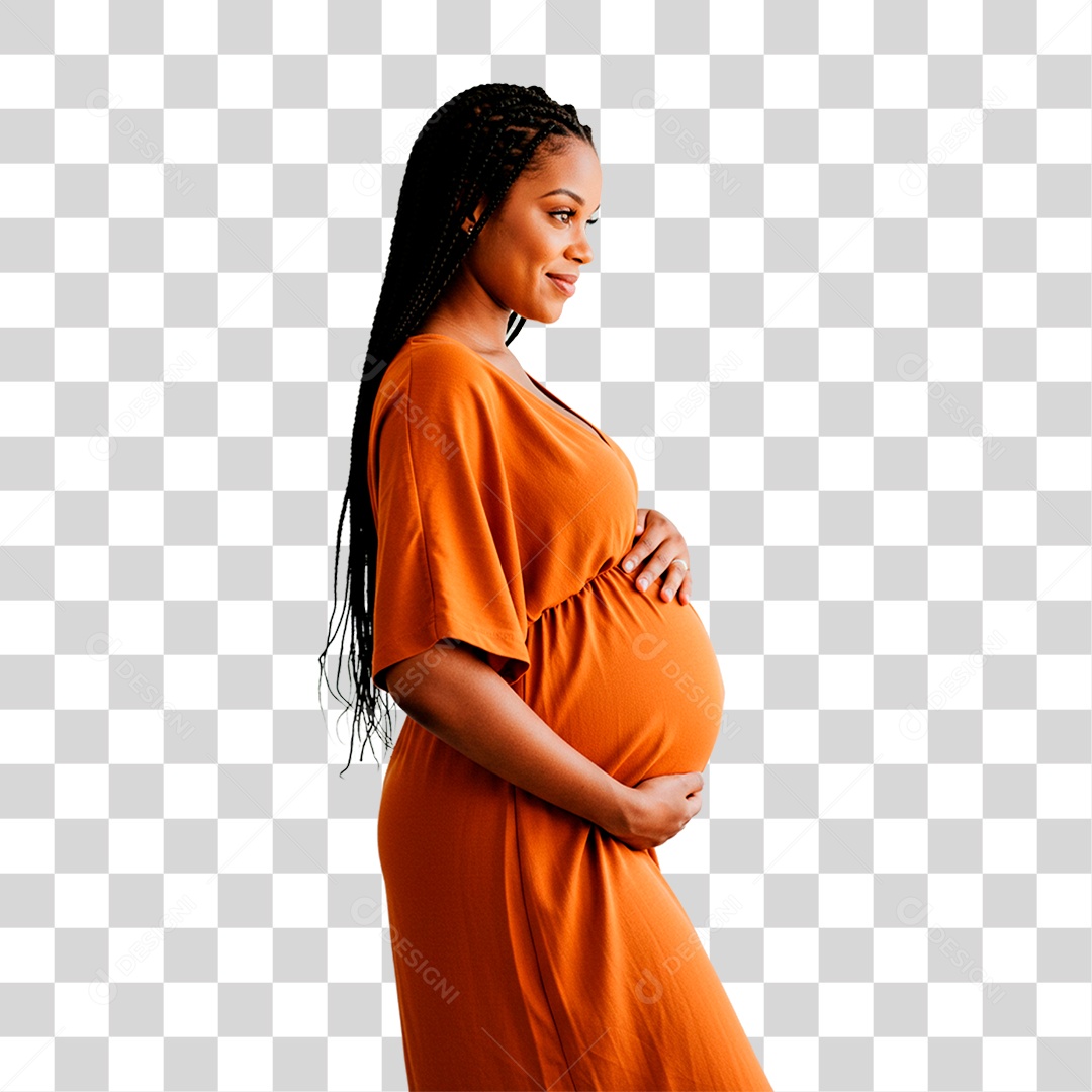 Mulher Grávida PNG Transparente