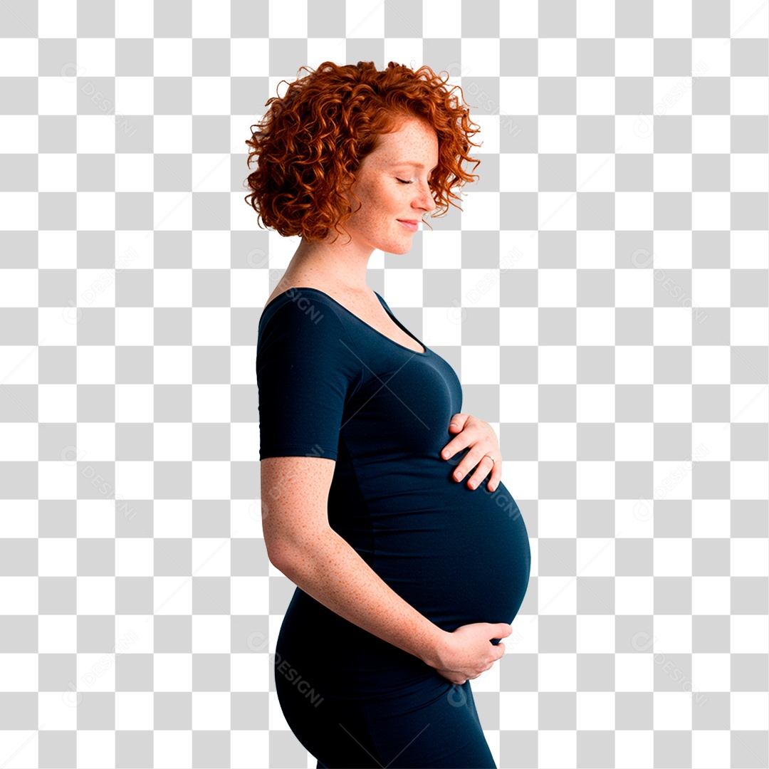 Mulher Grávida PNG Transparente