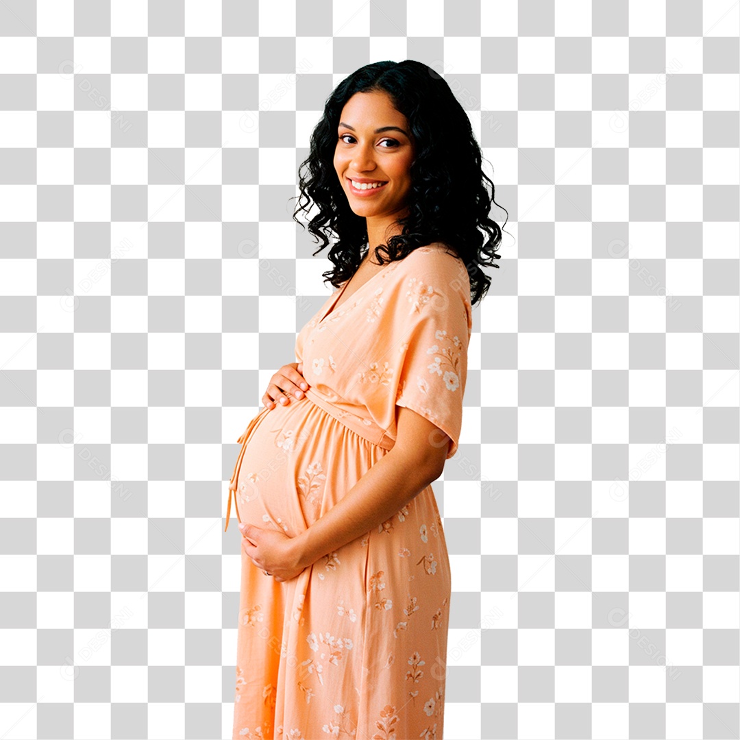 Mulher Grávida PNG Transparente
