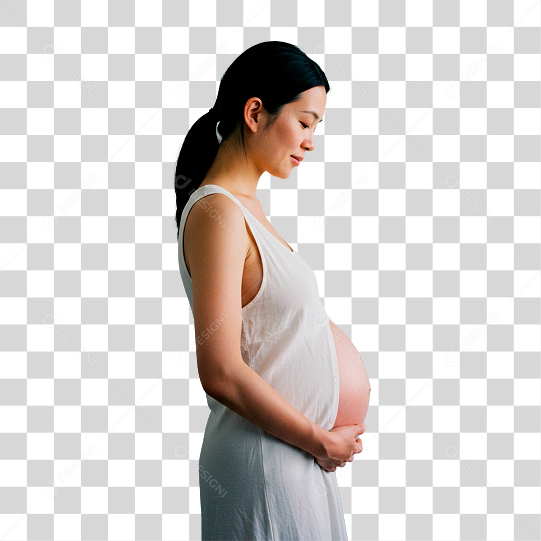 Mulher Grávida PNG Transparente