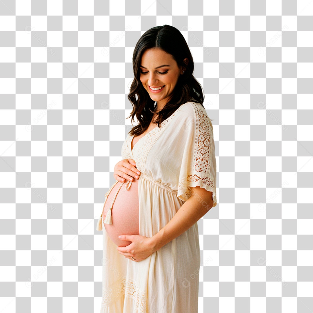 Mulher Grávida PNG Transparente