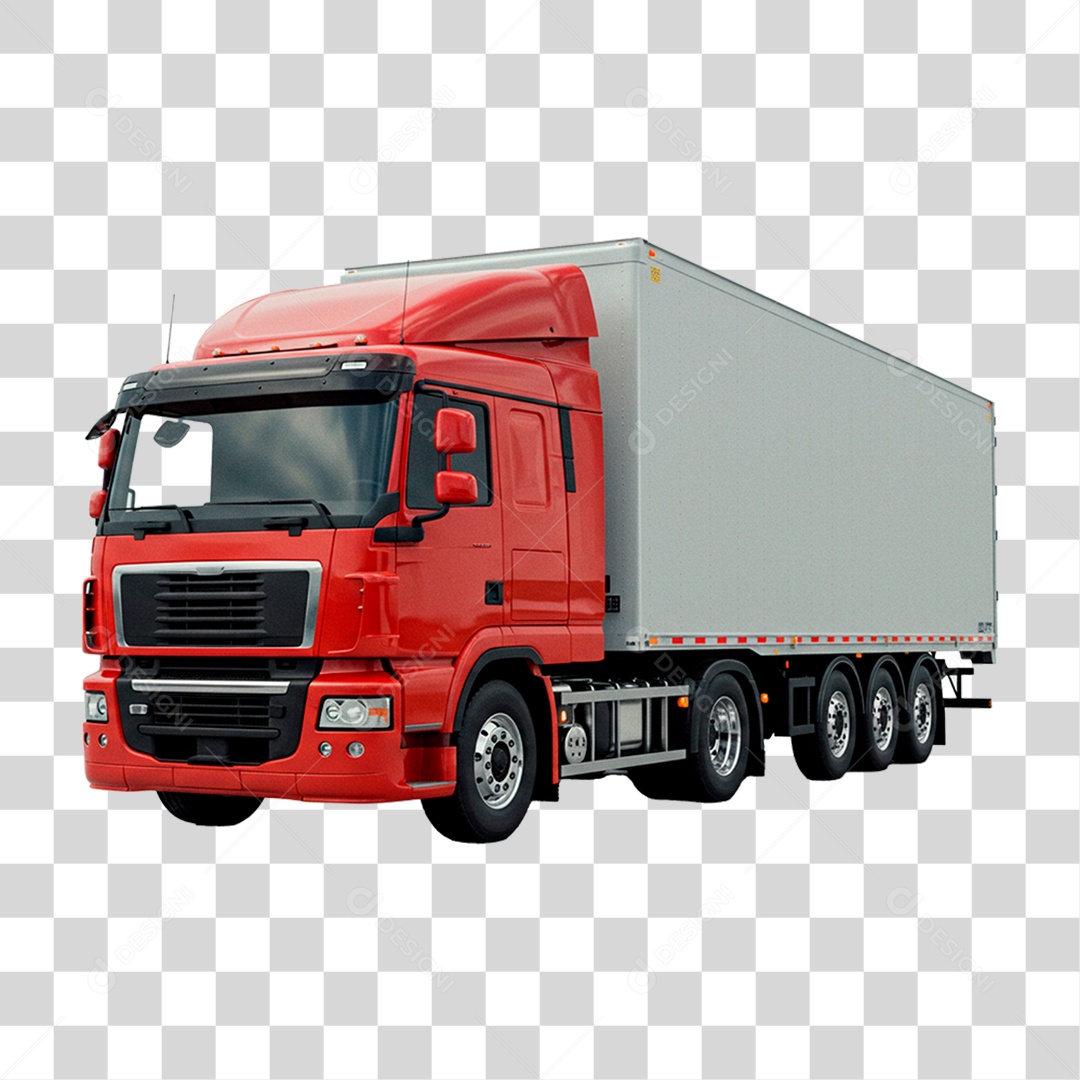 Caminhão Vermelho PNG Transparente