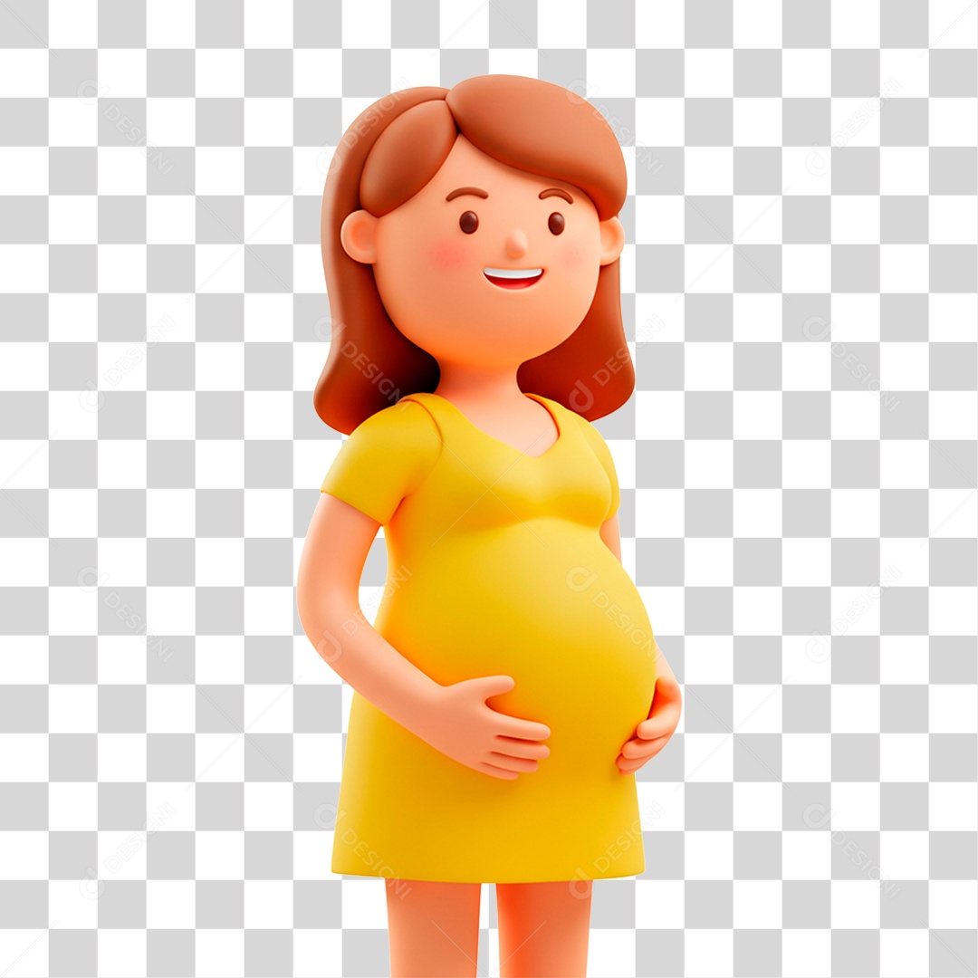 Mulher Grávida PNG Transparente