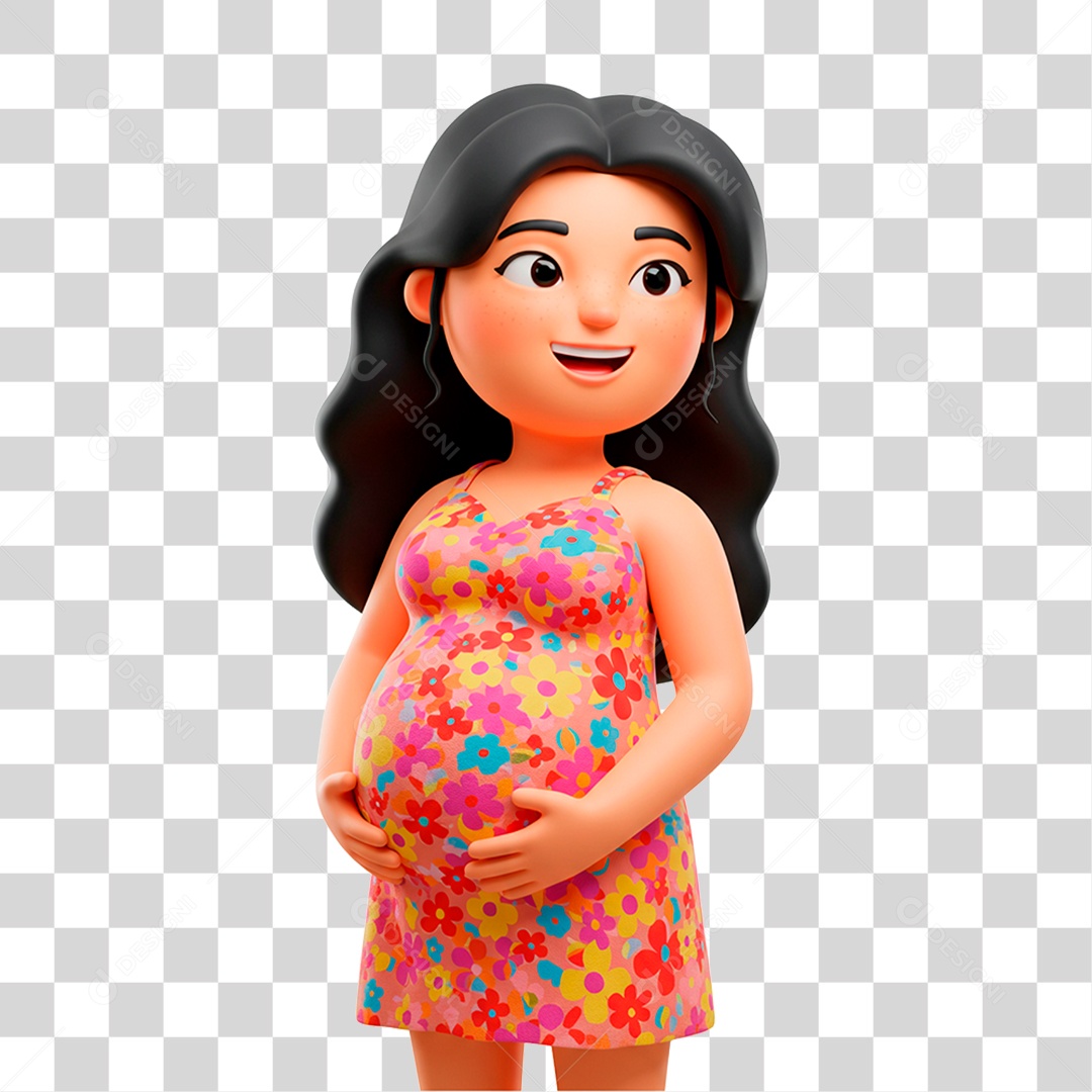 Mulher Grávida PNG Transparente