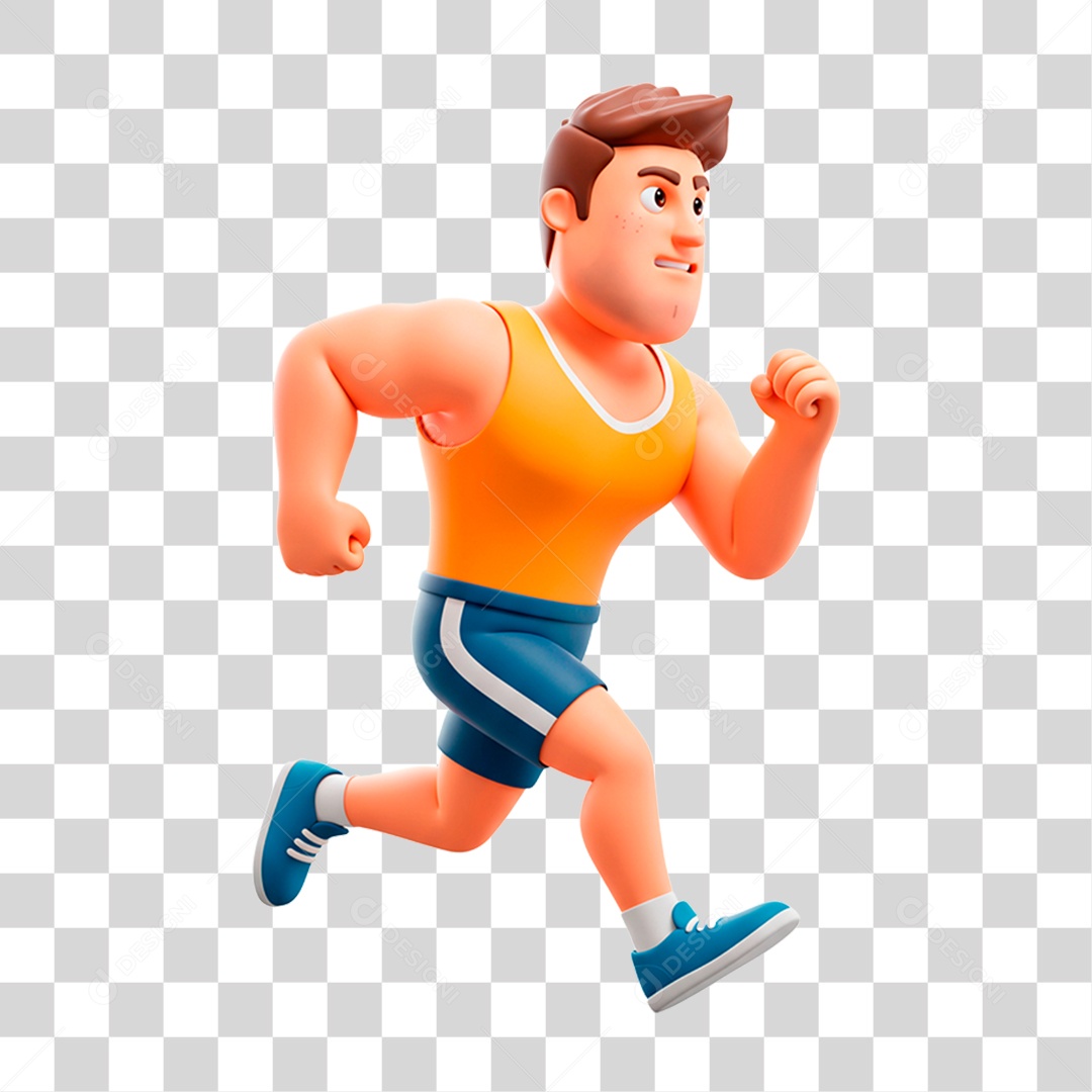 Homem Correndo PNG Transparente