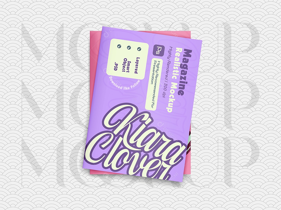 Mockup Logotipo Em Papel PSD Editável