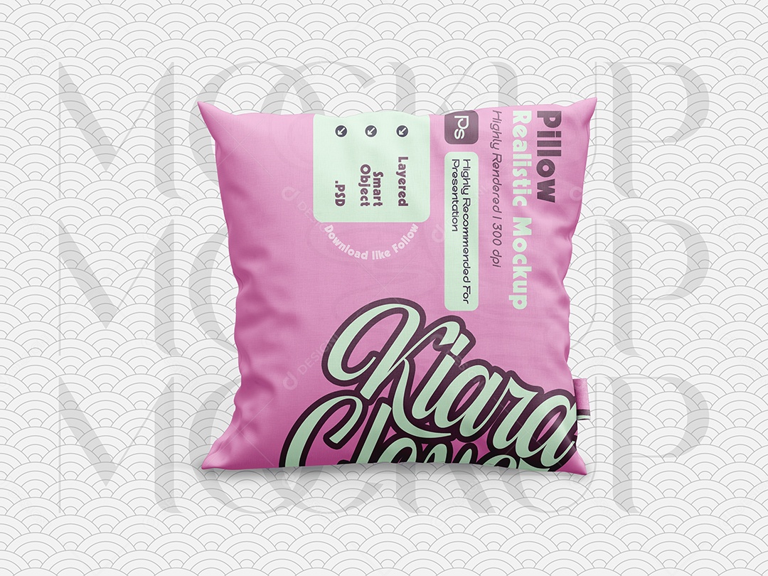 Mockup Almofada PSD Editável