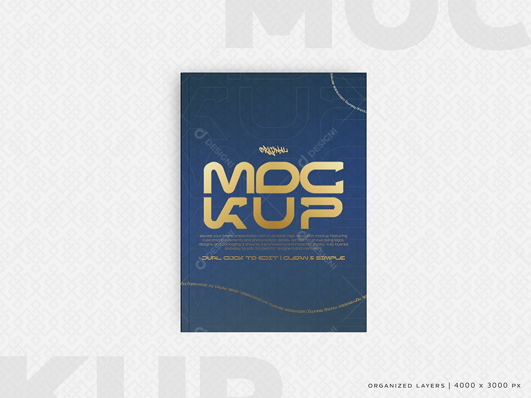 Mockup Livro PSD Editável