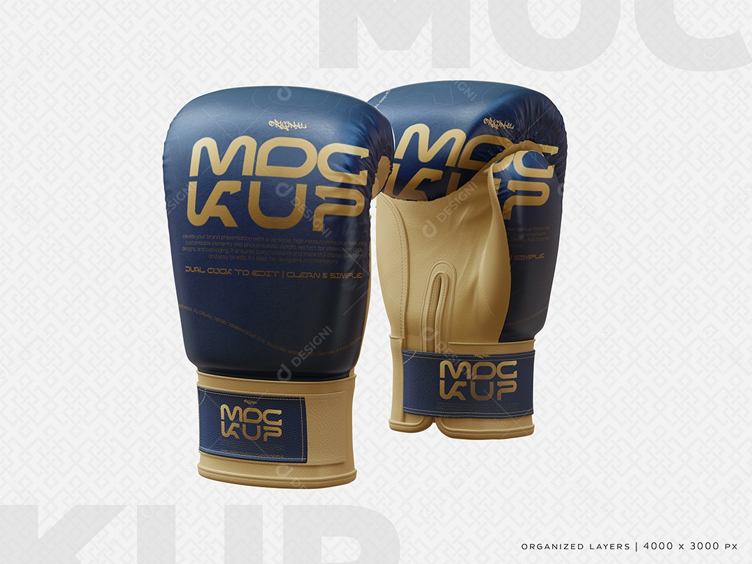Mockup de Luva de Boxe PSD Editável