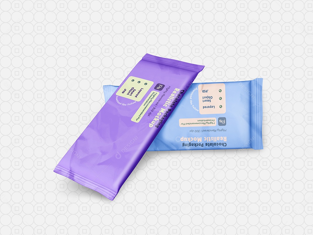 Mockup de Barra de Chocolate PSD Editável
