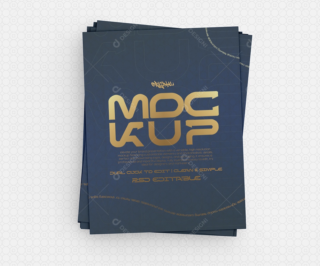 Mockup Panfletos PSD Editável