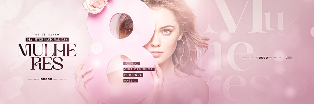 Carrossel Dia Internacional Das Mulheres 08 de Março Social Media PSD Editável