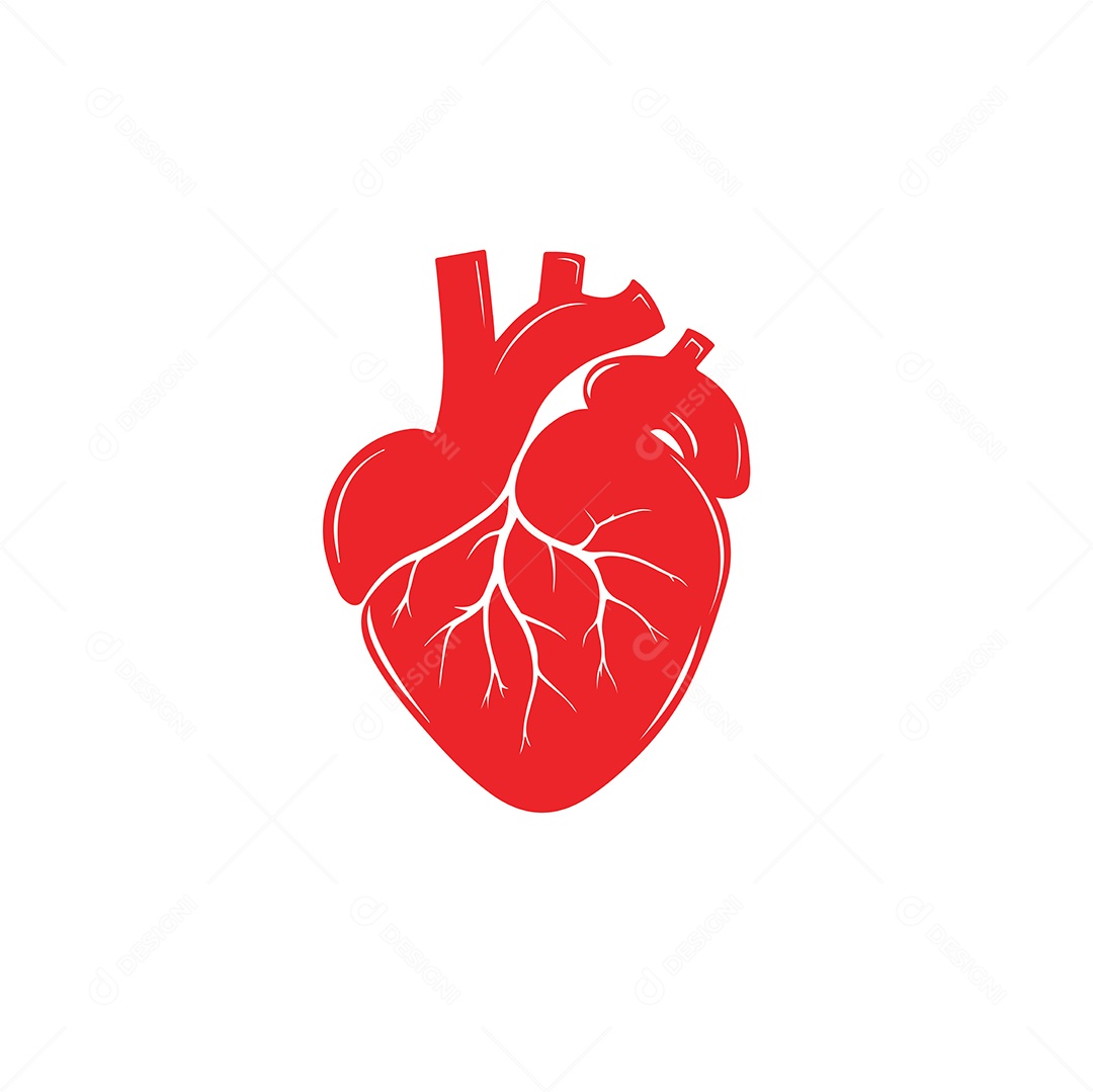 Ícone de Coração Ilustração Vetor EPS