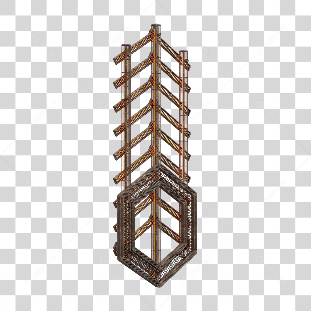 Kit Painel de Metal PNG Transparente