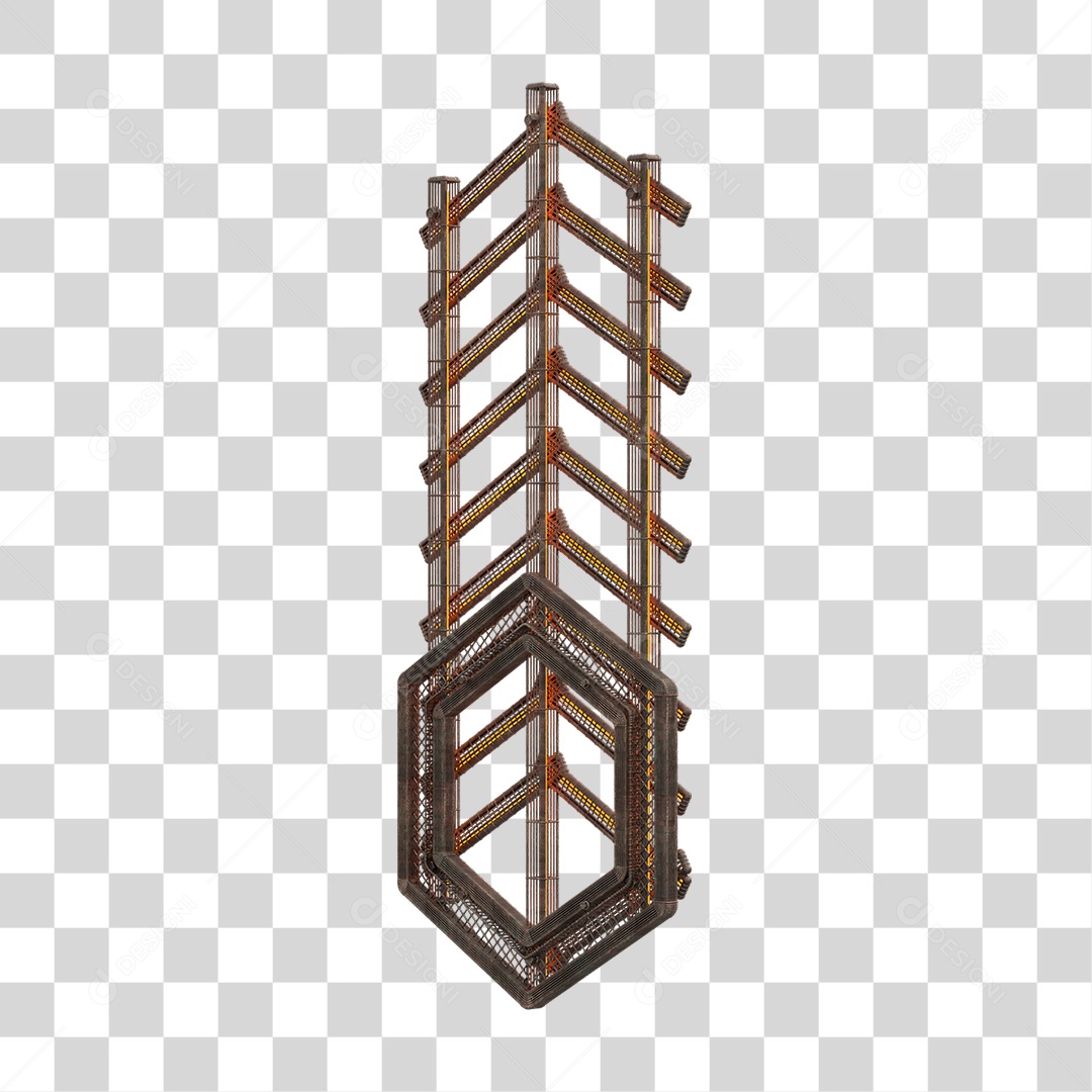 Kit Painel de Metal PNG Transparente