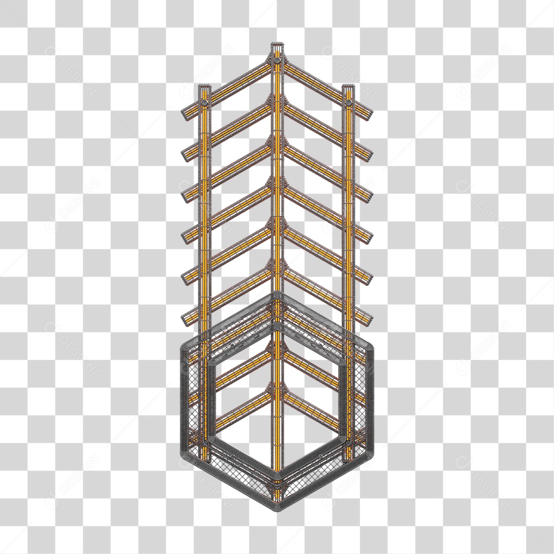 Kit Painel de Metal PNG Transparente