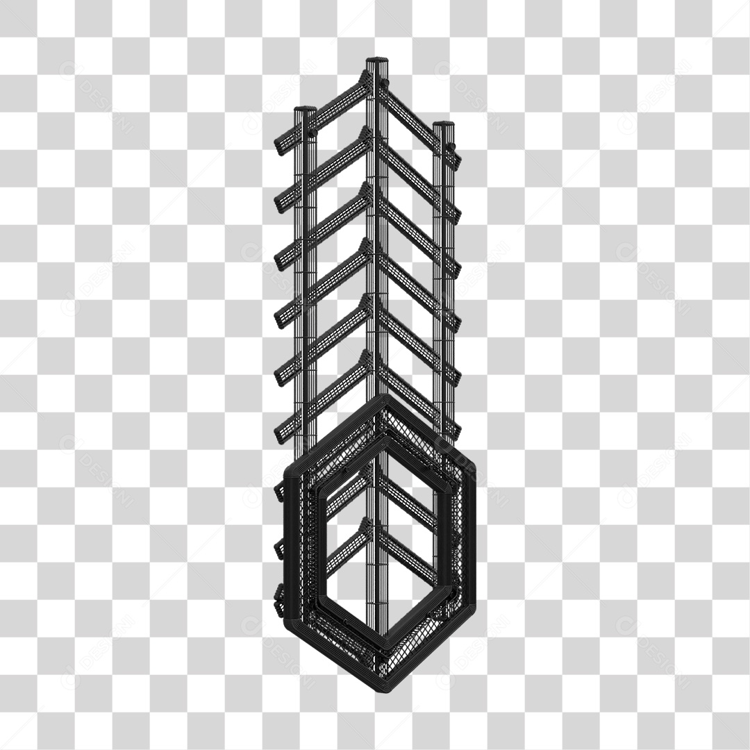 Kit Painel de Metal PNG Transparente