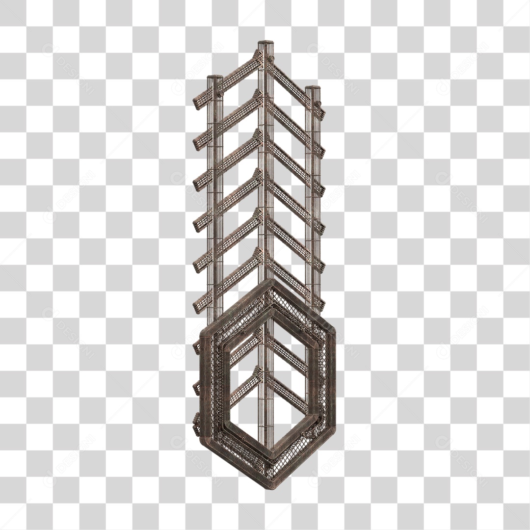 Kit Painel de Metal PNG Transparente