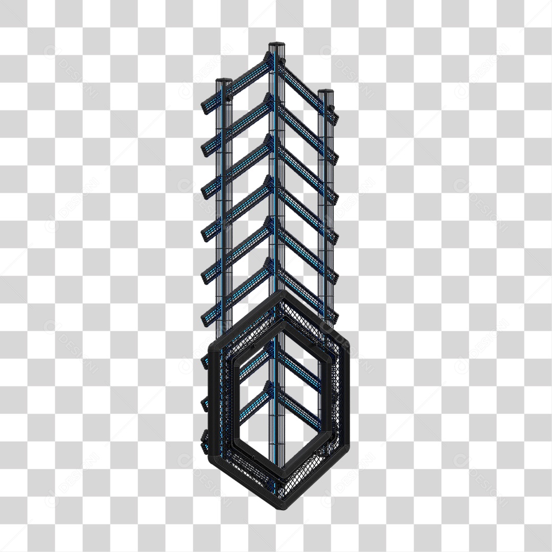 Kit Painel de Metal PNG Transparente