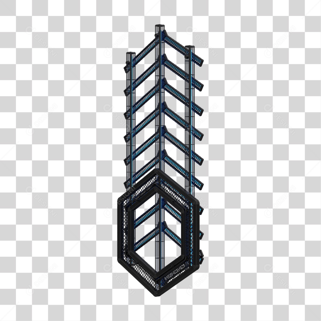 Kit Painel de Metal PNG Transparente