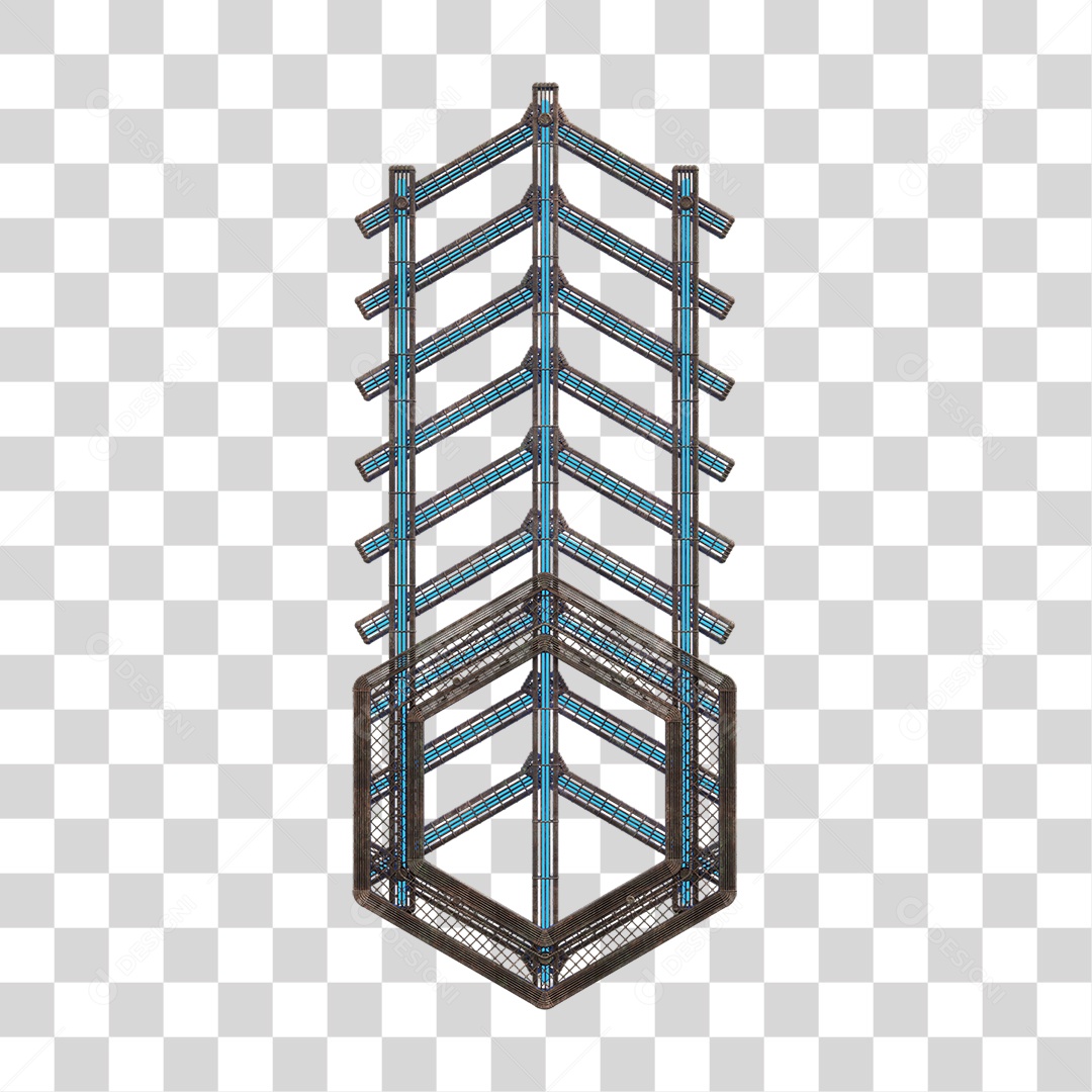 Kit Painel de Metal PNG Transparente