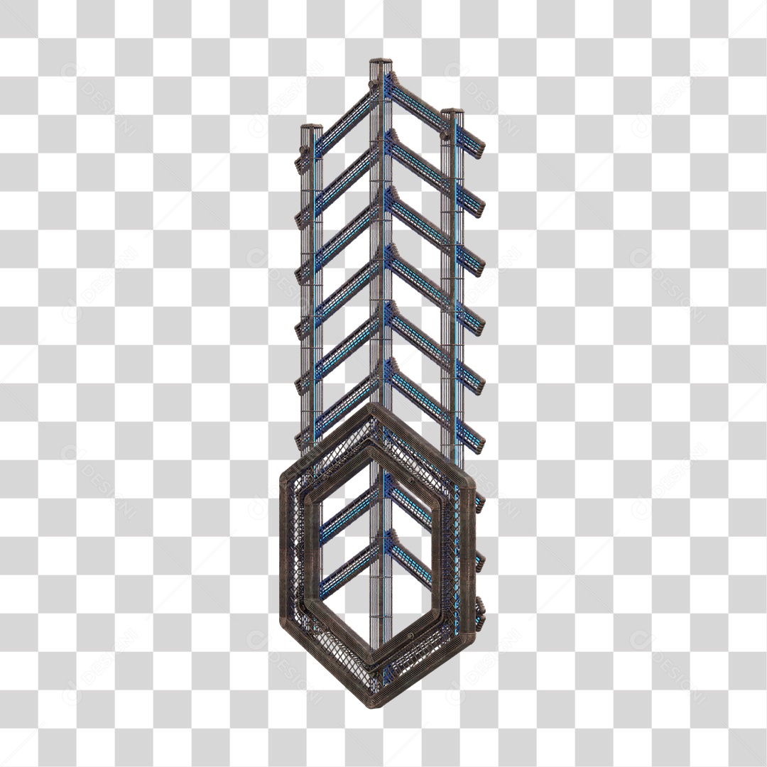 Kit Painel de Metal PNG Transparente