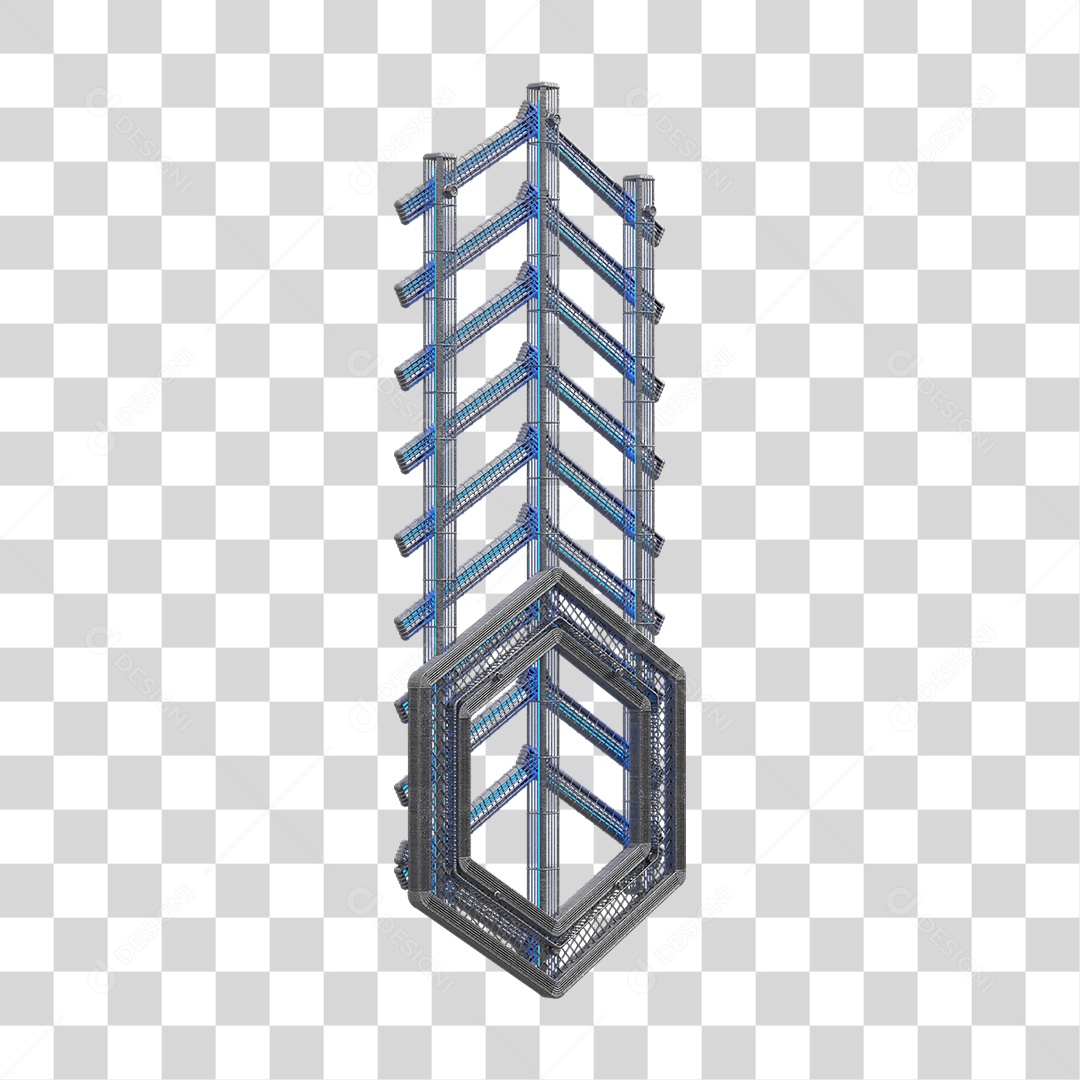 Kit Painel de Metal PNG Transparente