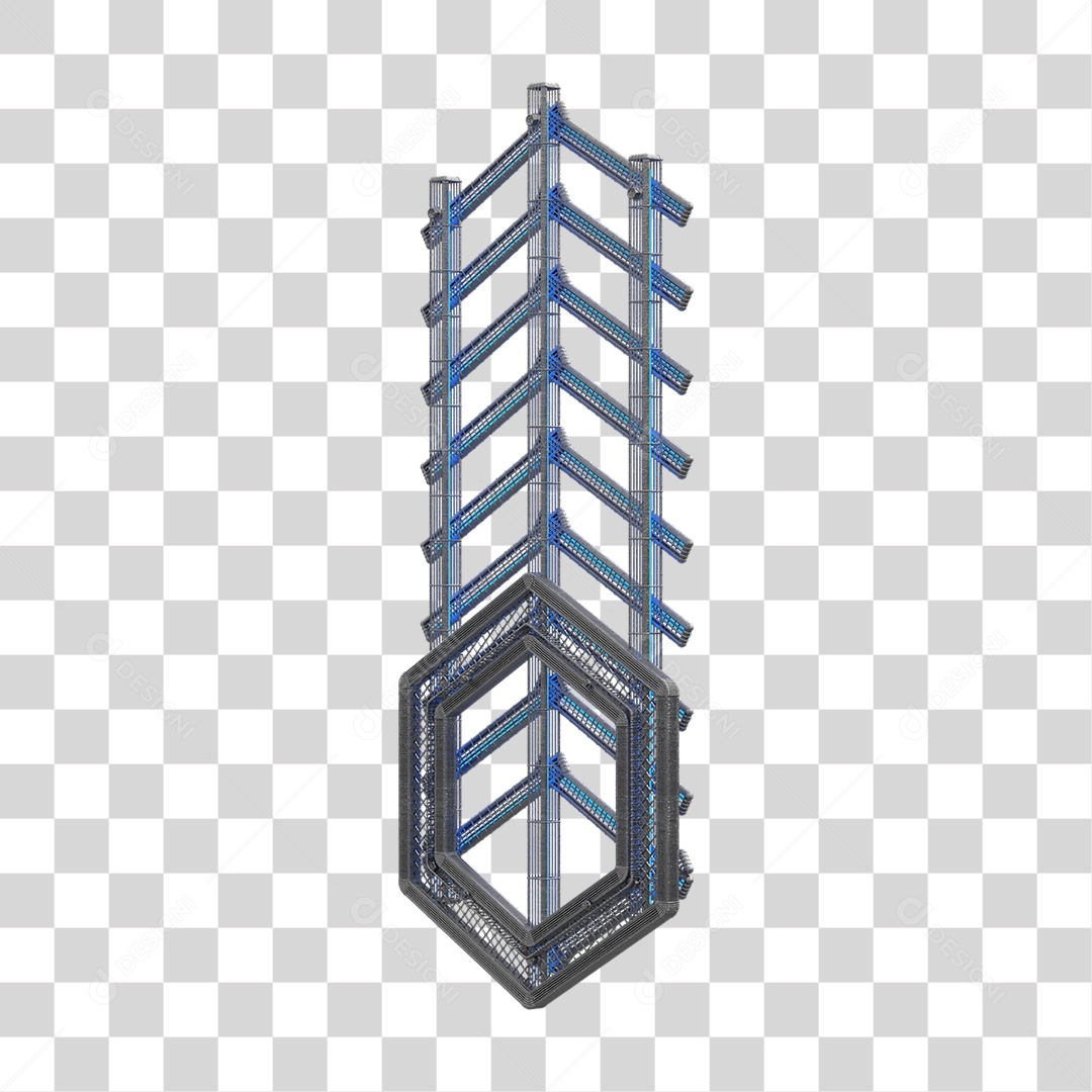 Kit Painel de Metal PNG Transparente